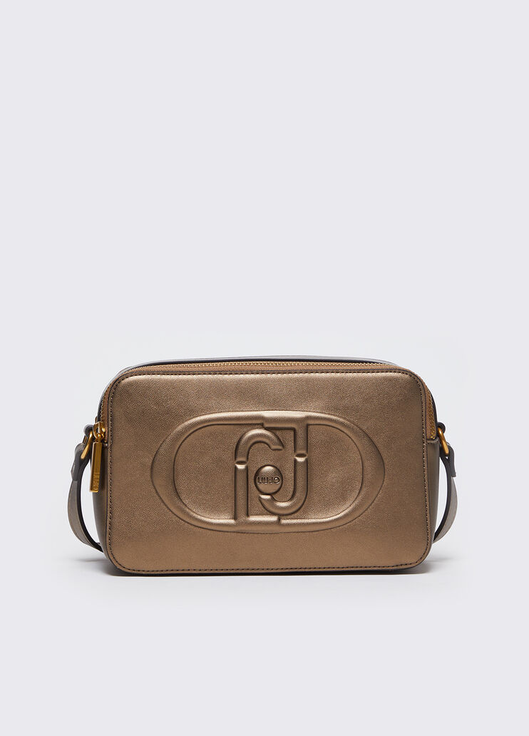 Medium crossbody bag with logo brown Liu Jo - medium Medium crossbody bag with logo brown Liu Jo - medium
