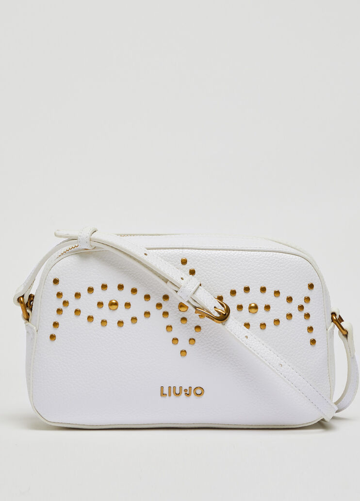 Сумка через плечо с заклёпками белый Liu Jo - large image number 0