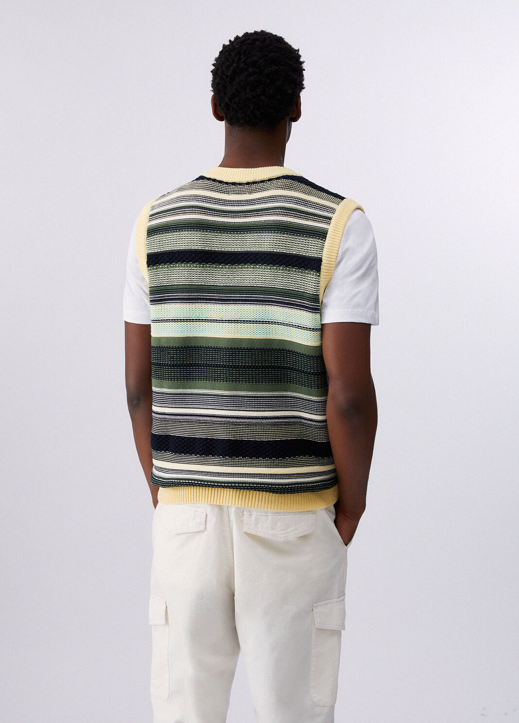 Striped gilet green Liu Jo - large image number 1