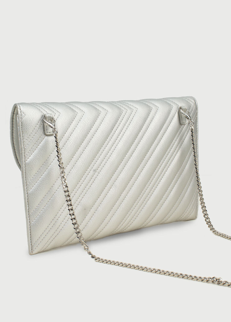 Pochette matelassée Argent Liu Jo - large image number 3