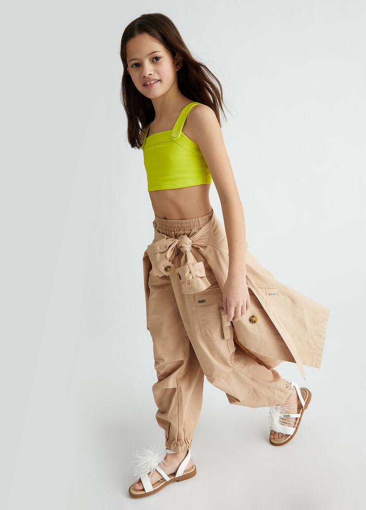 Gabardina cruzada beige Liu Jo - medium