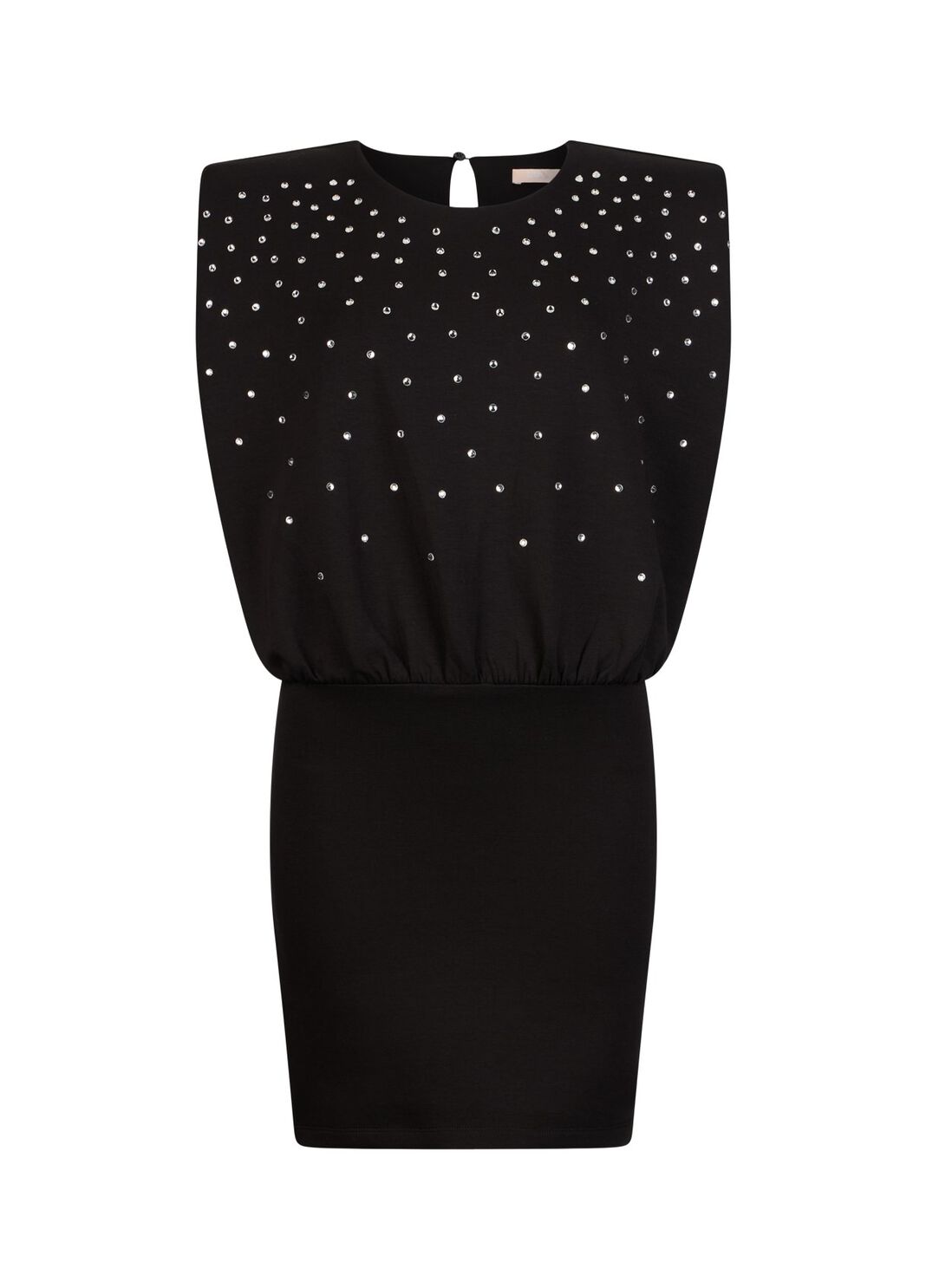 Kurzes Kleid mit Strass schwarz Liu Jo - large image number 6