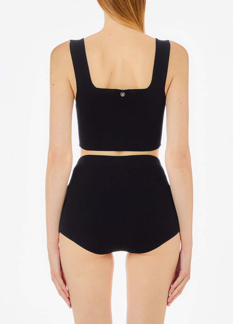 Stricktop  schwarz Liu Jo - large image number 1 Stricktop  schwarz Liu Jo - large image number 1