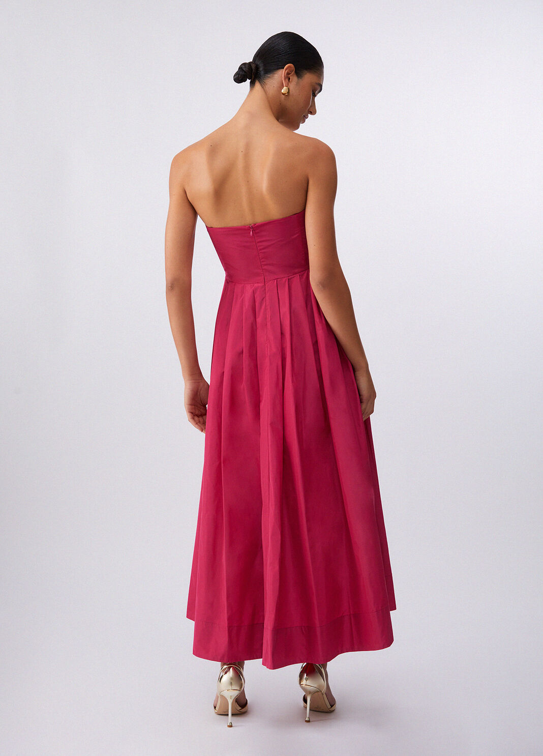 Langes Taftkleid Rosa Liu Jo - large image number 1