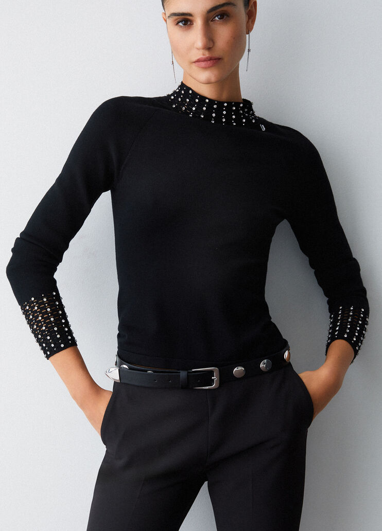 Elegante Skinny-Hose schwarz Liu Jo - large image number 3