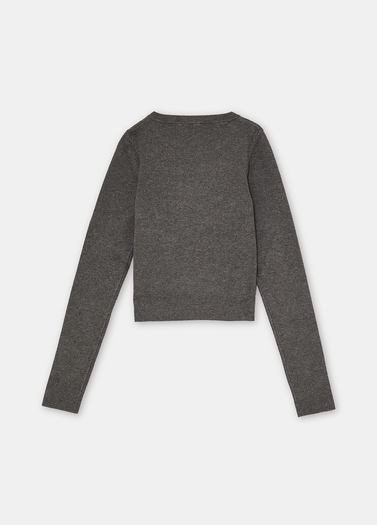 Jersey Liu Jo Better gris oscuro Liu Jo - large image number 3 Jersey Liu Jo Better gris oscuro Liu Jo - large image number 3