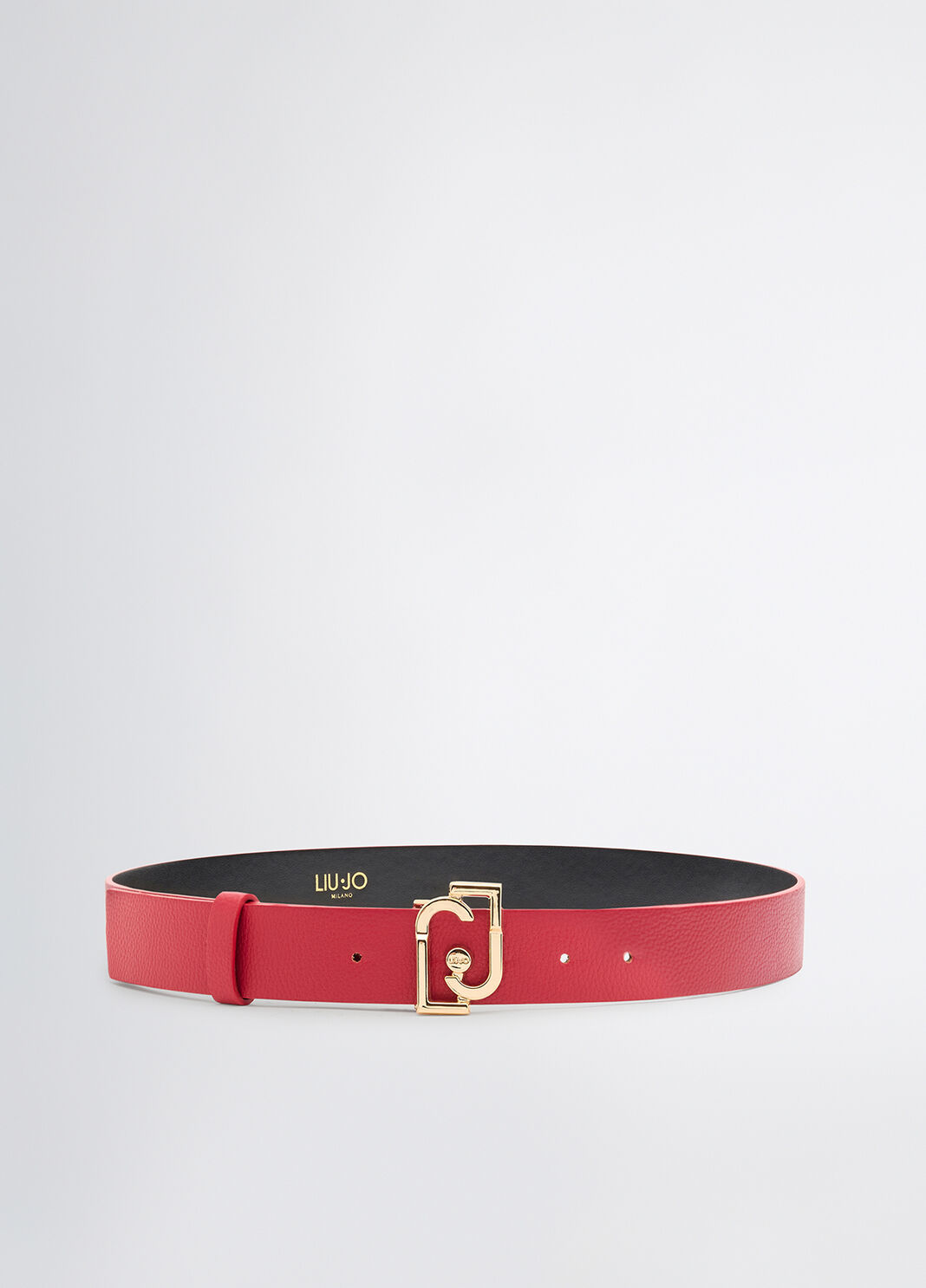 Ceinture avec logo rouge Liu Jo - large image number 2