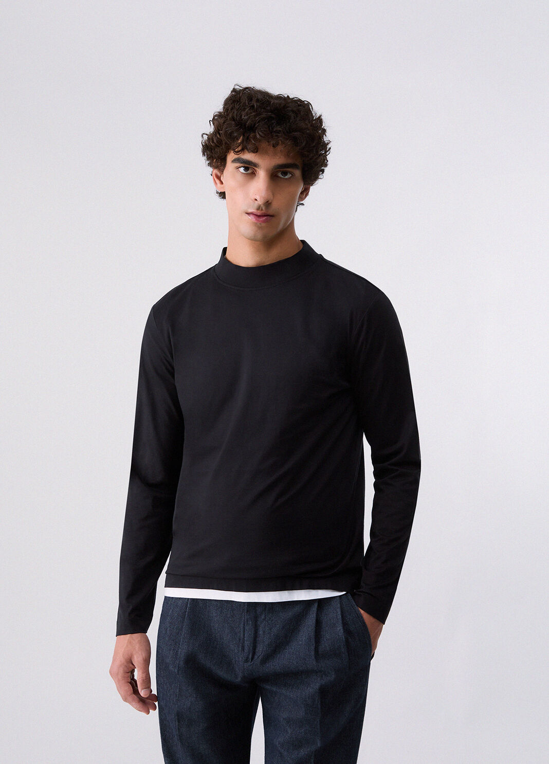 T-shirt a &Auml;rmel lang Schwarz Liu Jo - large image number 0
