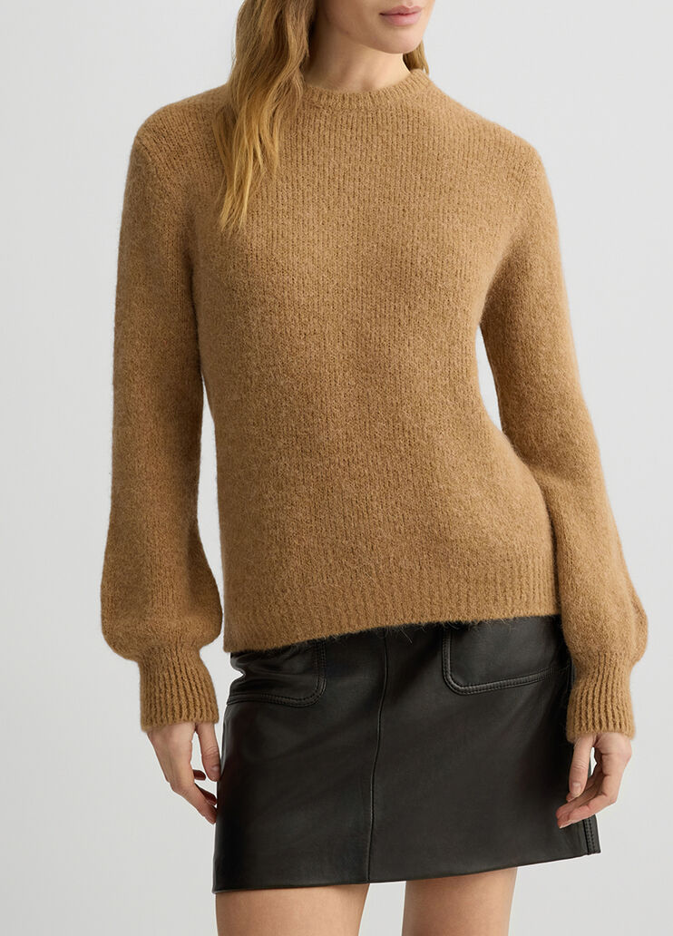 Alpaca-blend pullover beige Liu Jo - medium