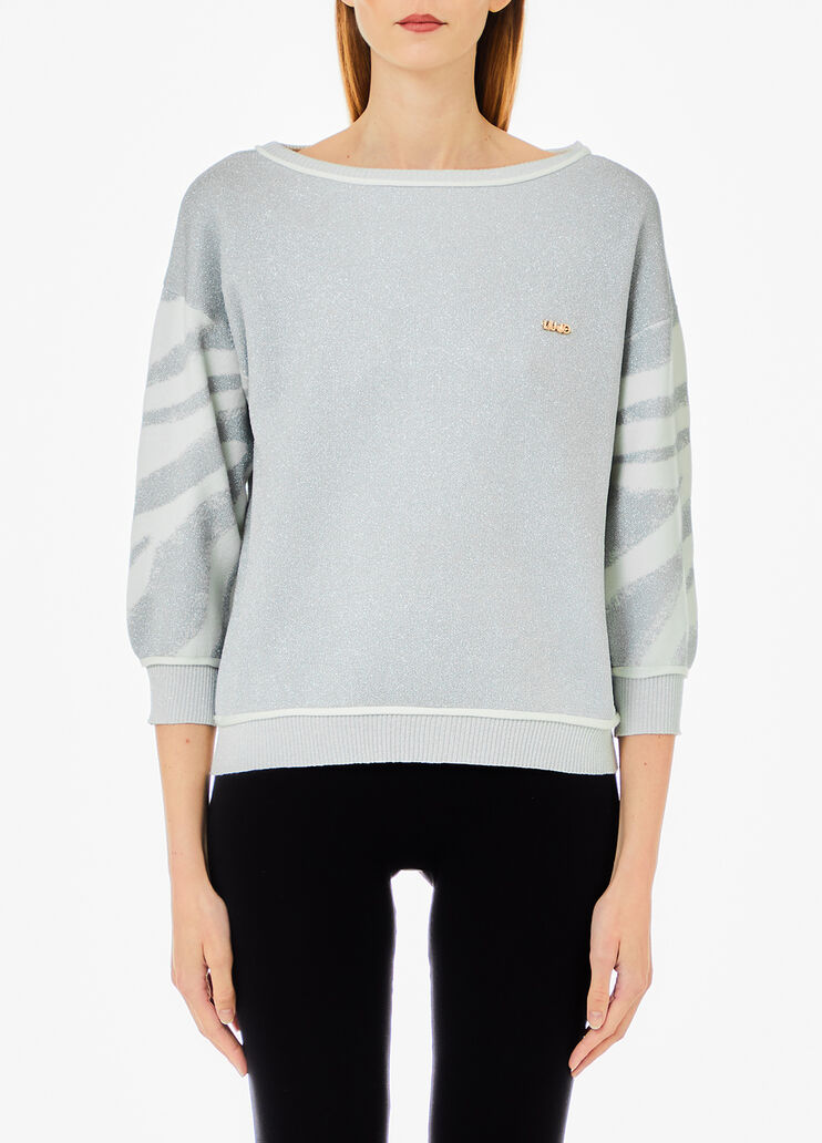 Jumper with animal design white Liu Jo - medium Jumper with animal design white Liu Jo - medium