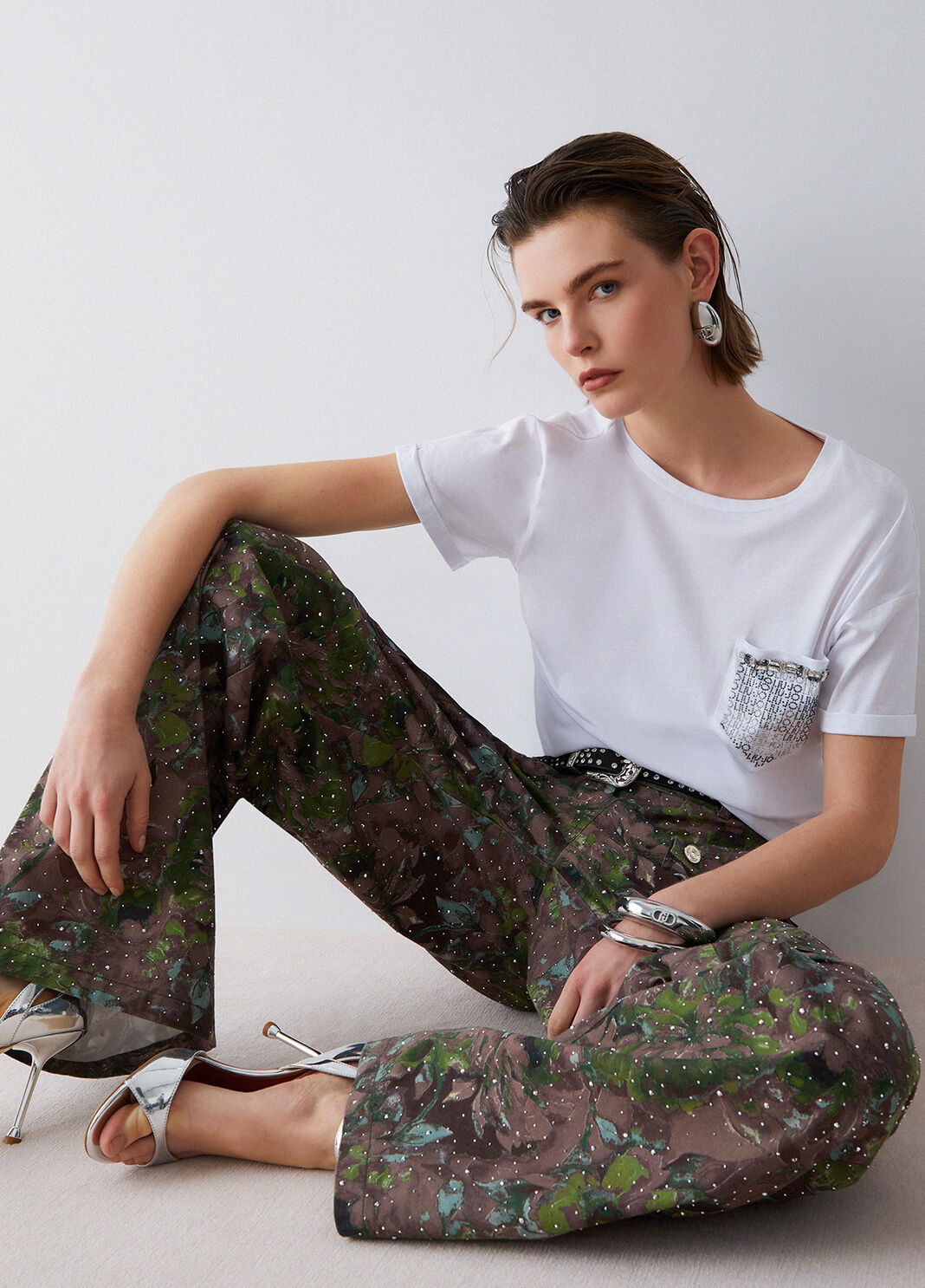 T-Shirt mit Schmucktasche Wei&szlig; Liu Jo - large image number 2