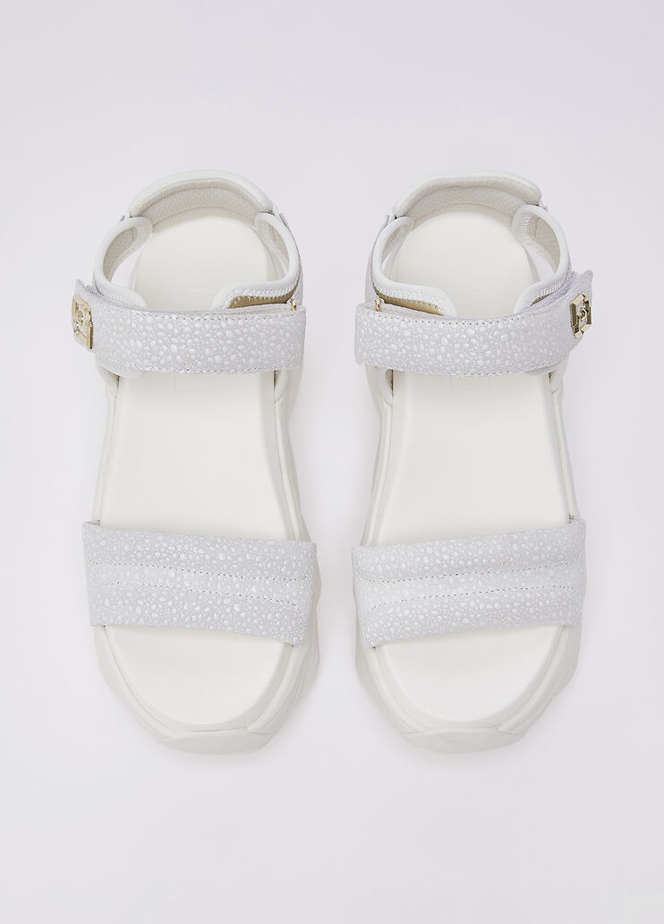 Sandalias gruesas de ante blanco Liu Jo - large image number 3