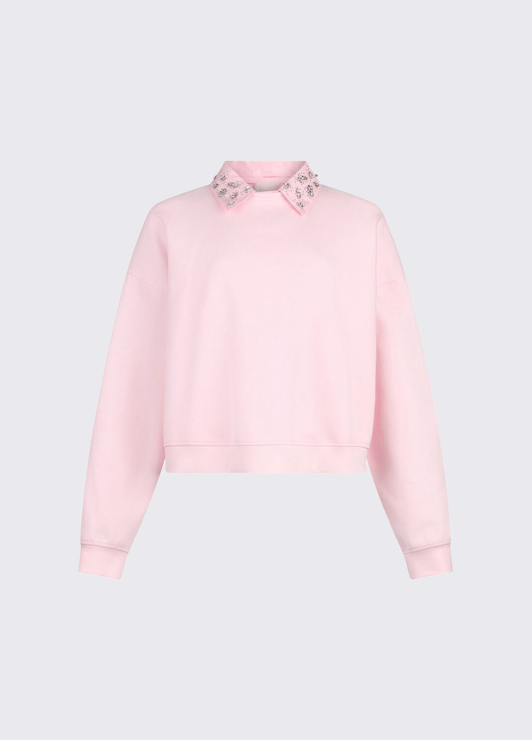 Sweatshirt mit Schmuckstickereien rosa Liu Jo - large image number 6