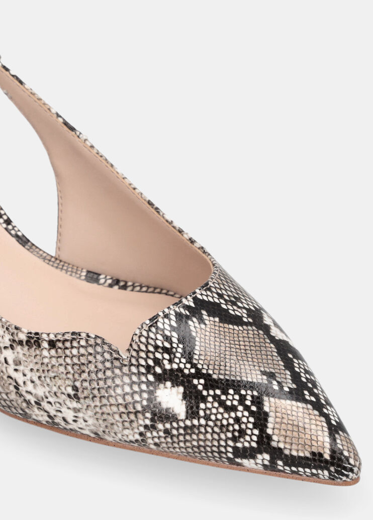 Snakeskin-effect court shoes with cut-out detailing rope Liu Jo - large image number 6 Snakeskin-effect court shoes with cut-out detailing rope Liu Jo - large image number 6