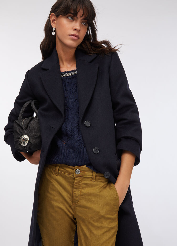 Wool coat navy blue Liu Jo - medium