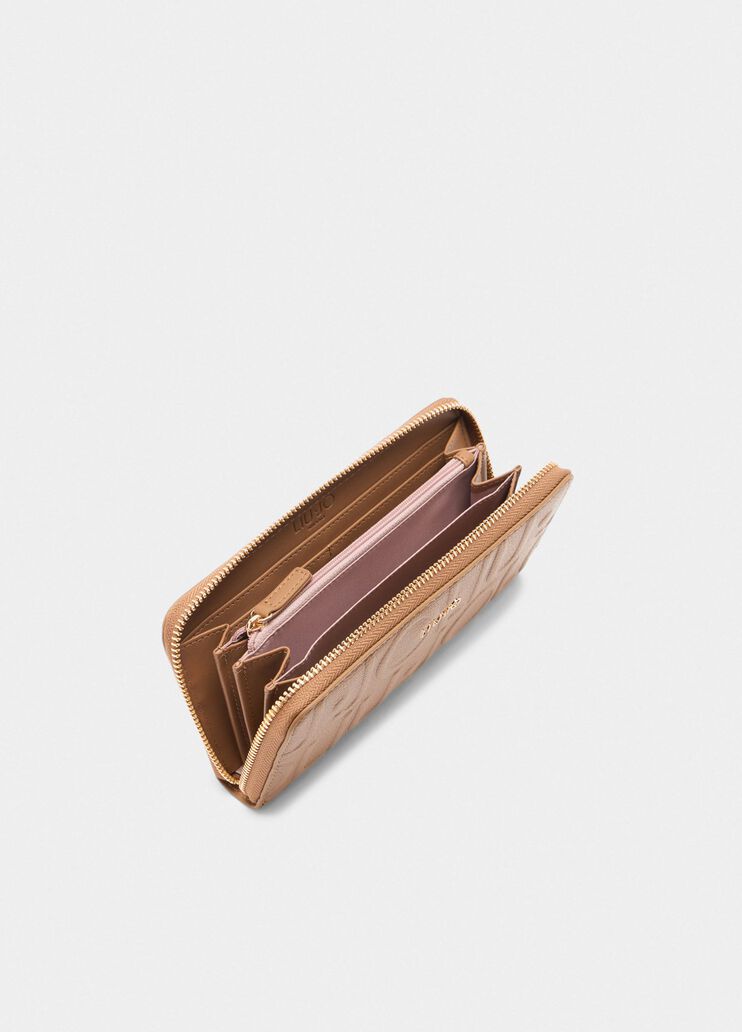 Portafoglio zip around Liu Jo Better marrone Liu Jo - large image number 3