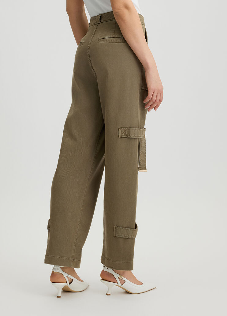 Worker trousers khaki green Liu Jo - large image number 1 Worker trousers khaki green Liu Jo - large image number 1