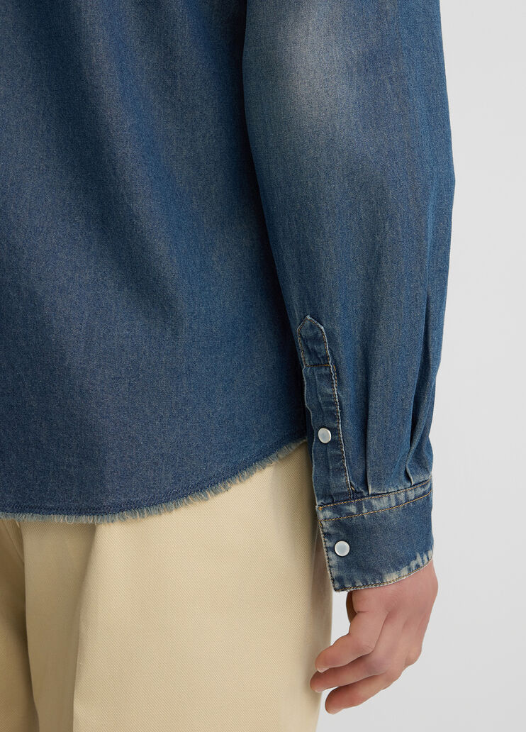 Denim shirt dark denim Liu Jo - large image number 4 Denim shirt dark denim Liu Jo - large image number 4