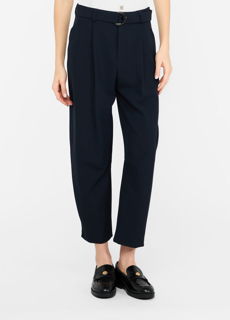 Balloon trousers with darts navy blue Liu Jo - medium Balloon trousers with darts navy blue Liu Jo - medium