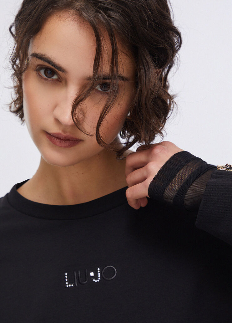 Sweatjacke schwarz Liu Jo - large image number 4