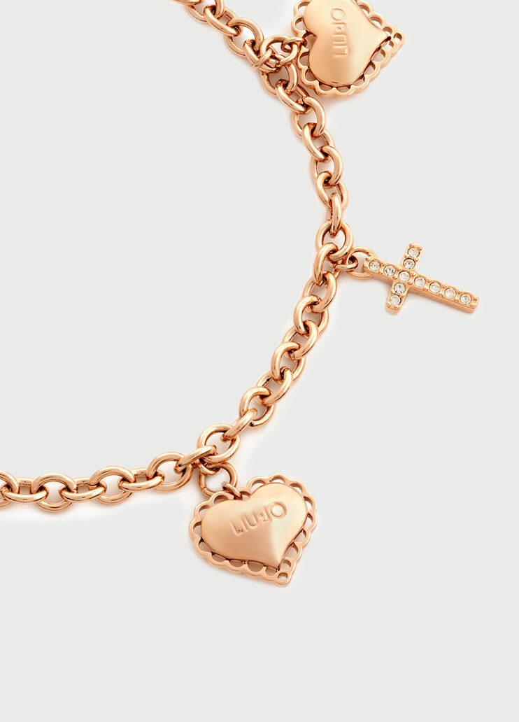 Bracelet with hearts and crosses Steel Liu Jo - large image number 1