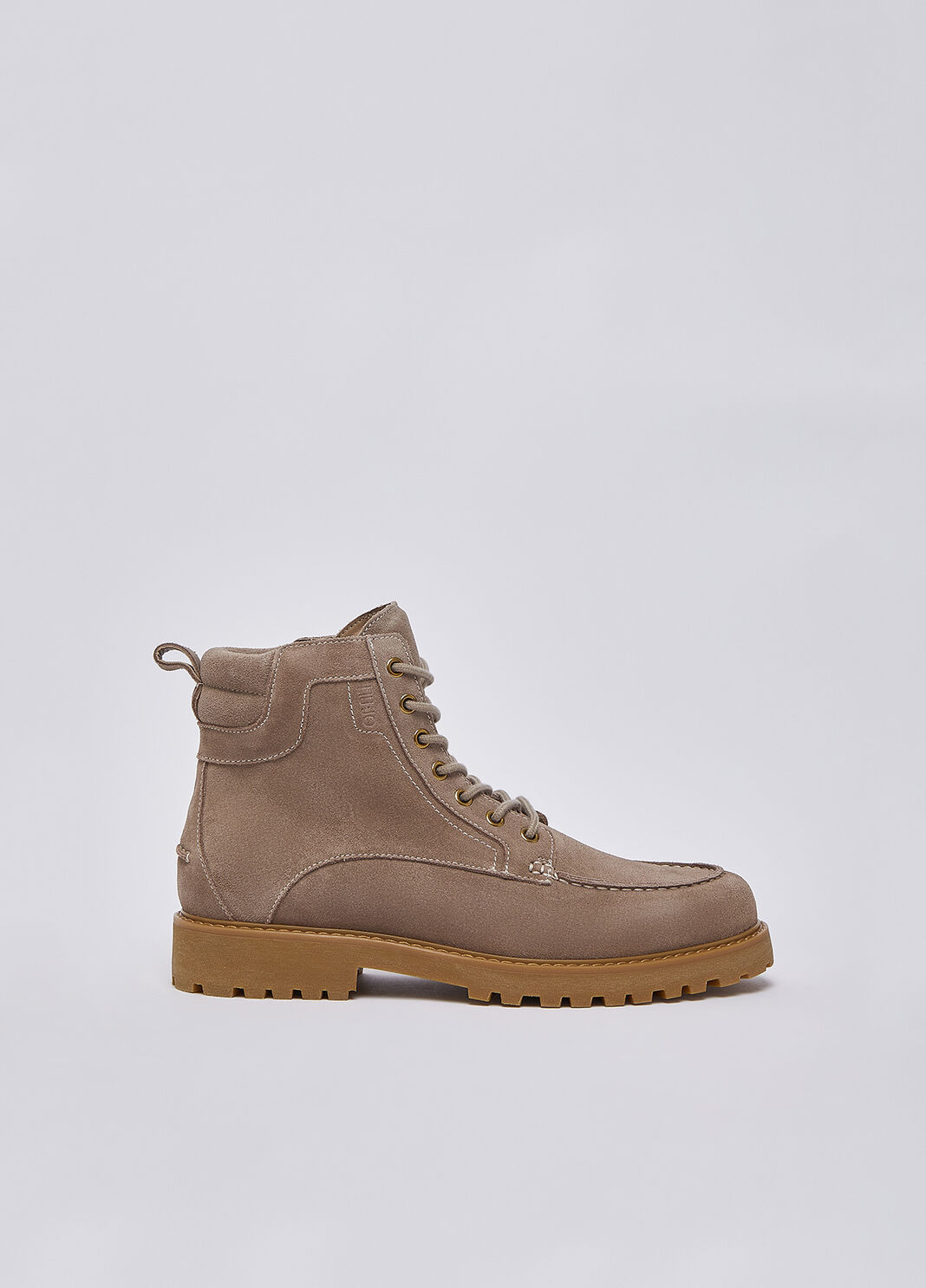 Ankle boots in suede dove grey Liu Jo - large image number 1