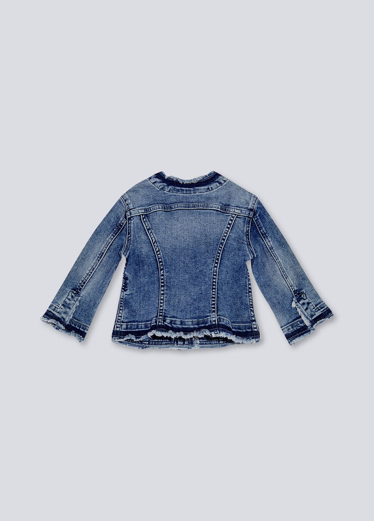 Chaqueta vaquera con strass denim azul Liu Jo - large image number 1 Chaqueta vaquera con strass denim azul Liu Jo - large image number 1