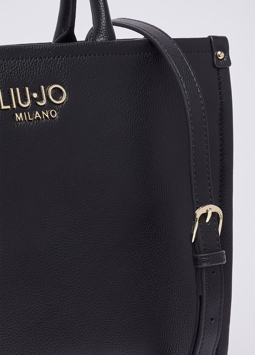 Sac &agrave; main format moyen avec charm noir Liu Jo - large image number 5