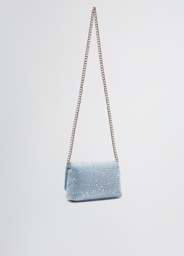 Bolso mini LaPuffy de denim denim claro Liu Jo - large image number 3 Bolso mini LaPuffy de denim denim claro Liu Jo - large image number 3
