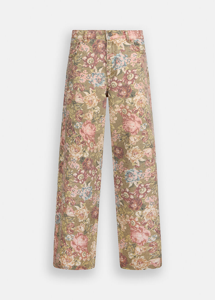 Flare-Hose mit Print Sanderson-Print Liu Jo - large image number 6