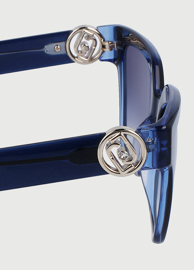 Rectangular sunglasses blue Liu Jo - large image number 2 Rectangular sunglasses blue Liu Jo - large image number 2
