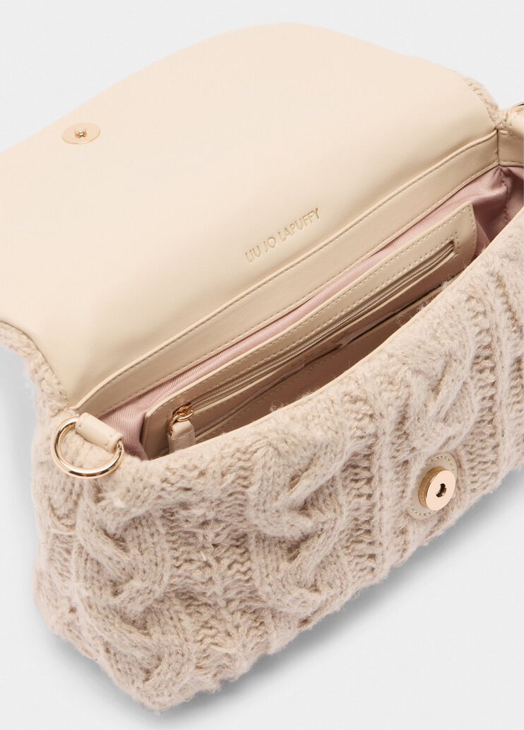 Medium knit LaPuffy bag white Liu Jo - large image number 6 Medium knit LaPuffy bag white Liu Jo - large image number 6