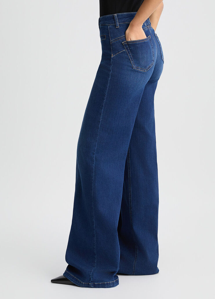 High-rise flared jeans blue denim Liu Jo - large image number 3 High-rise flared jeans blue denim Liu Jo - large image number 3