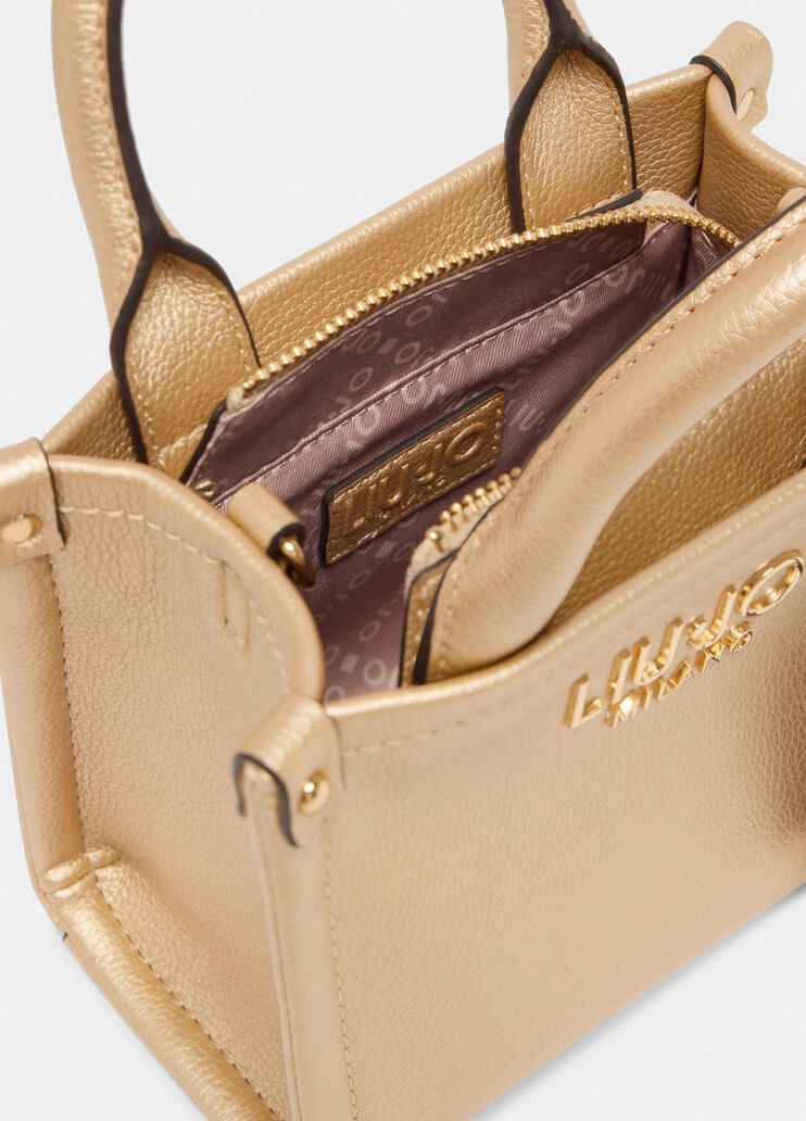 Sac format mini avec charm or clair Liu Jo - large image number 6