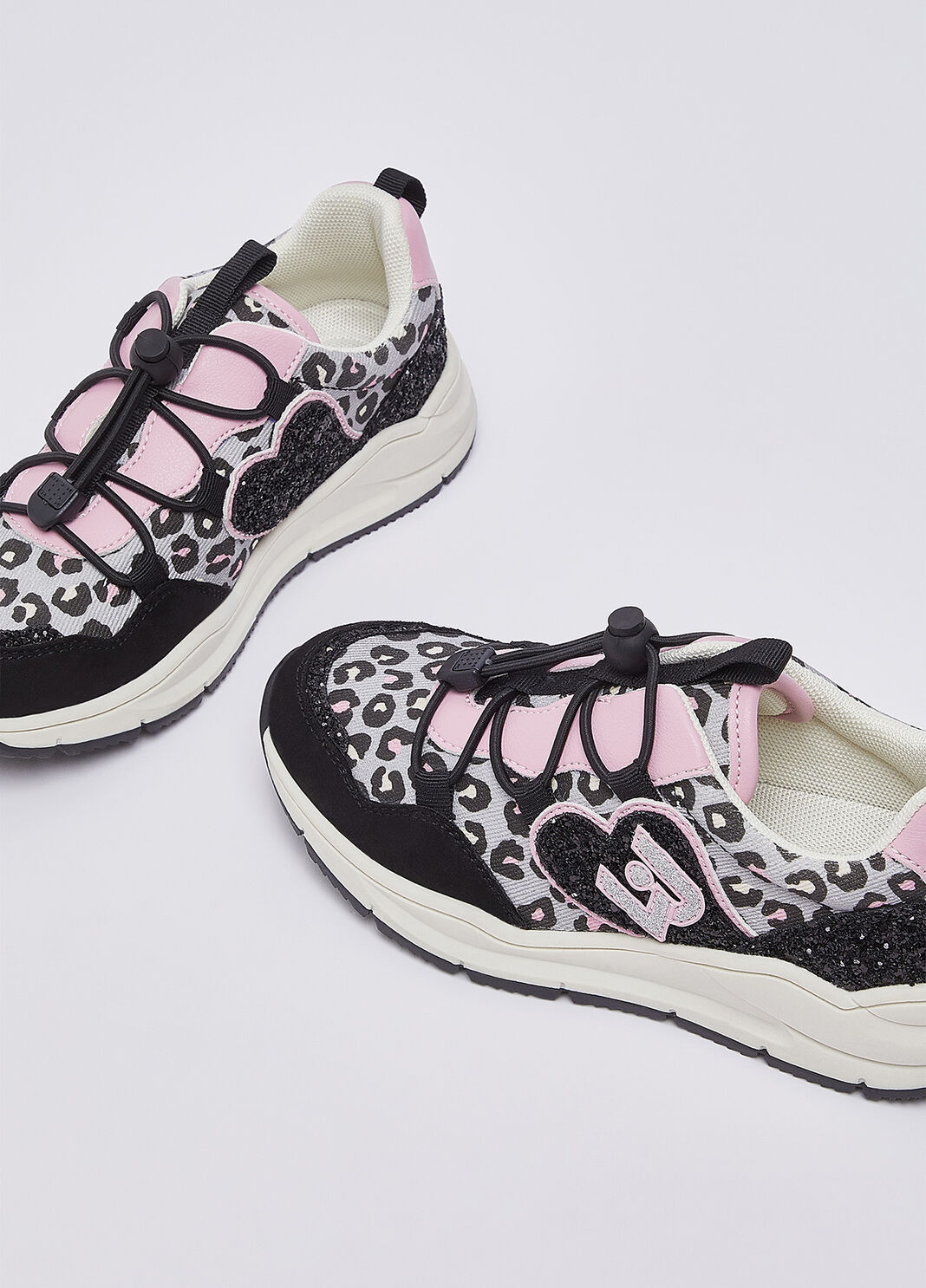 Animal Print Sneakers black/pink Liu Jo - large image number 6