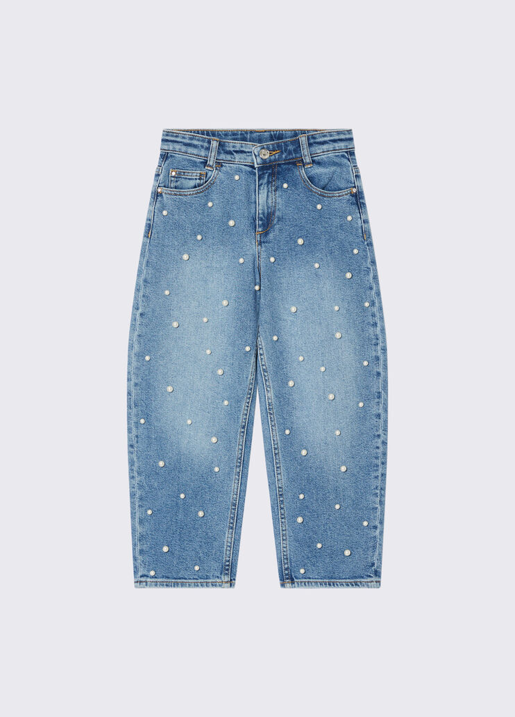 Balloon pants with embellishments blue denim Liu Jo - medium