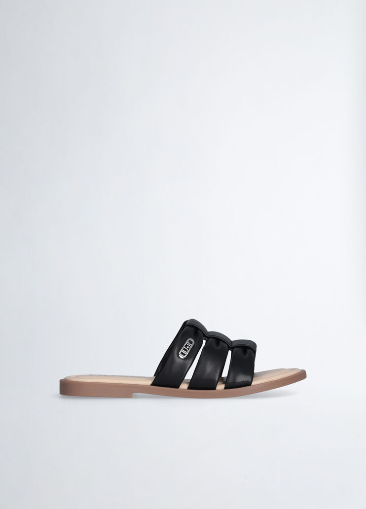 Flat black sandals black Liu Jo - medium Flat black sandals black Liu Jo - medium