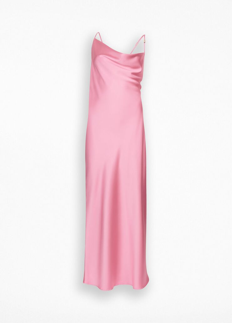 Dressy satin dress pink Liu Jo - large image number 6 Dressy satin dress pink Liu Jo - large image number 6