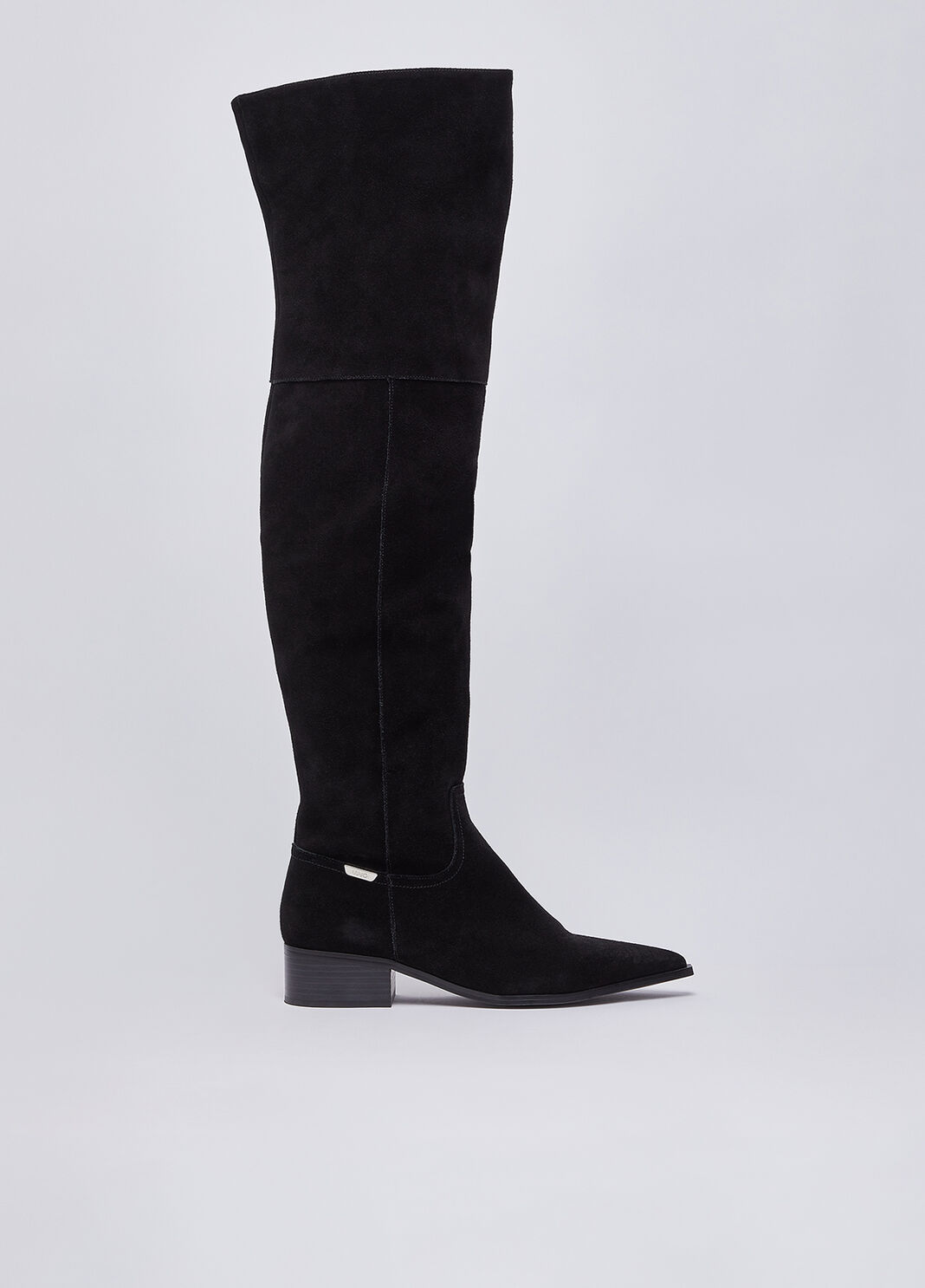 Boots over-the-knee boots in suede black Liu Jo - large image number 1
