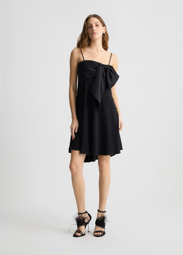 Black dress with bow black Liu Jo - large image number 0 Black dress with bow black Liu Jo - large image number 0