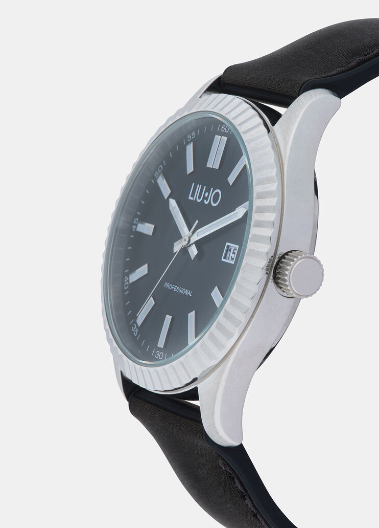 Watch with silicone strap black Liu Jo - medium