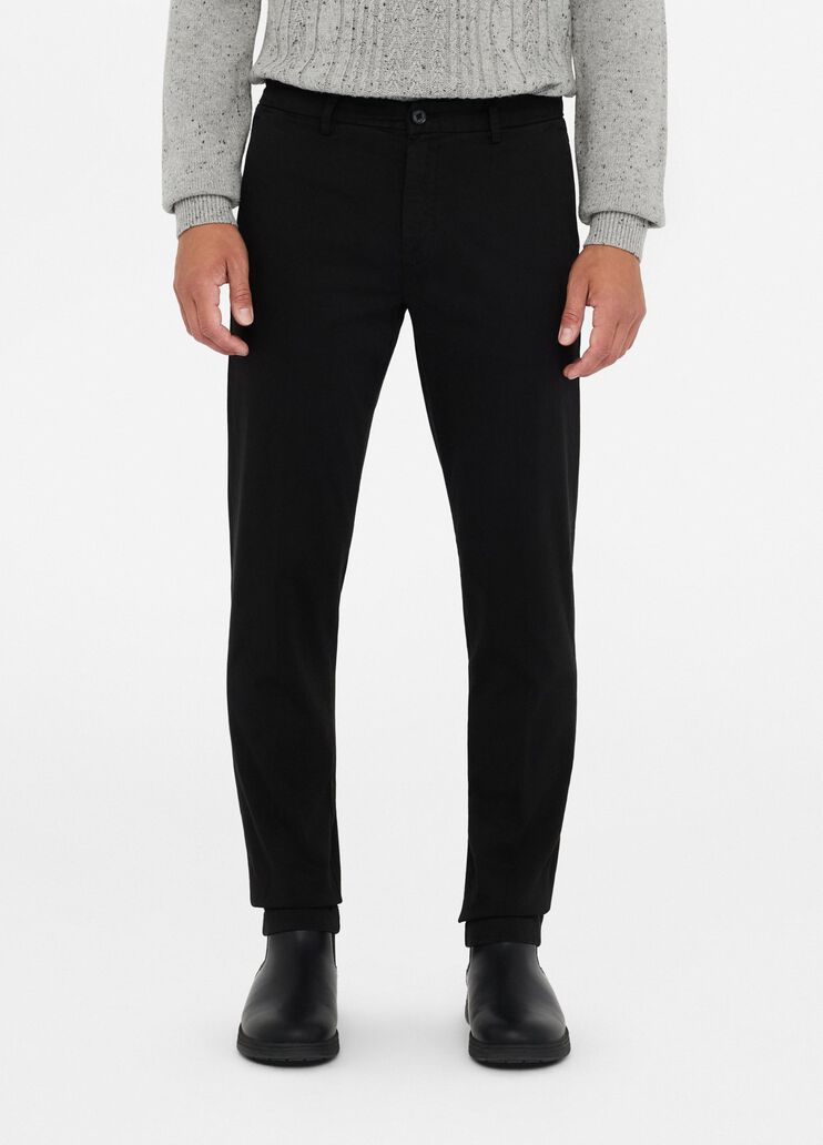 Cotton chino trousers black Liu Jo - medium