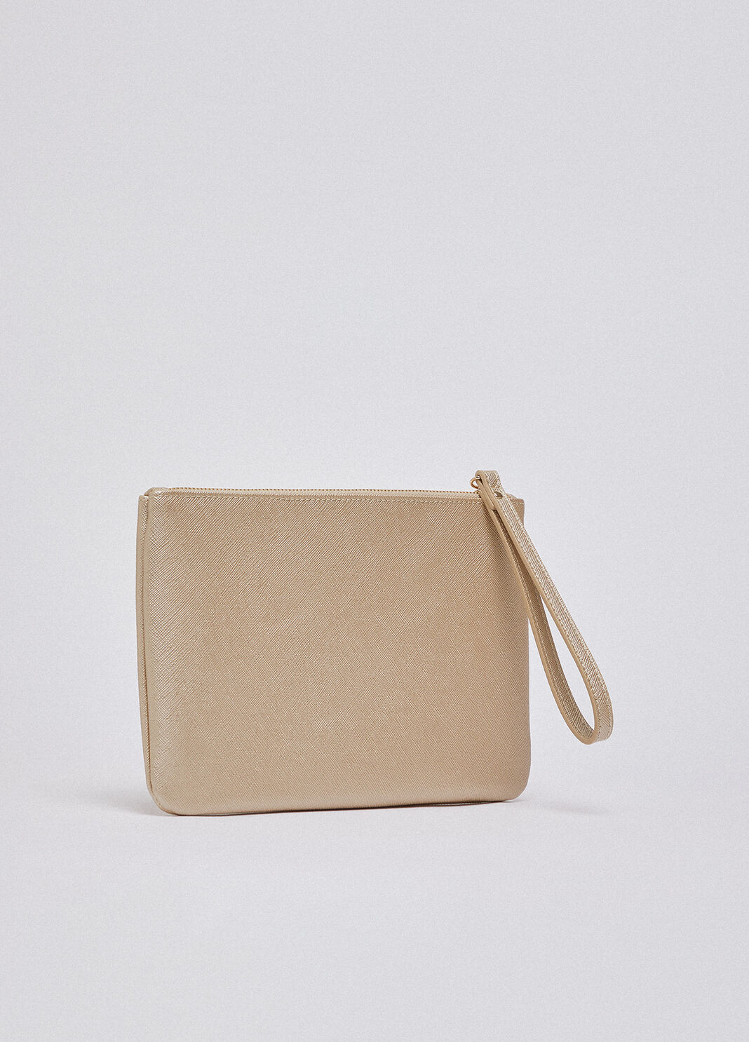 Mittelgro&szlig;e Pochette mit Logo Hellgold Liu Jo - large image number 3