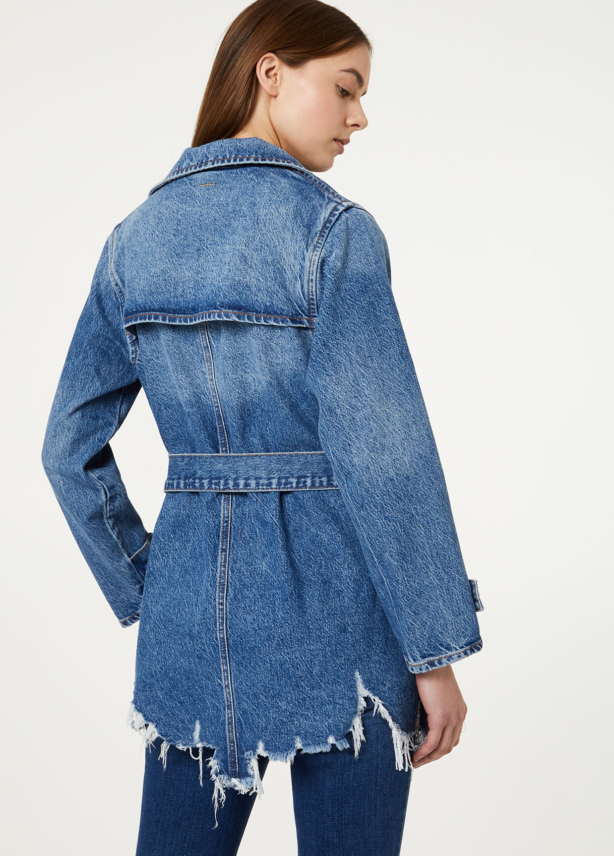 trench jean jacket