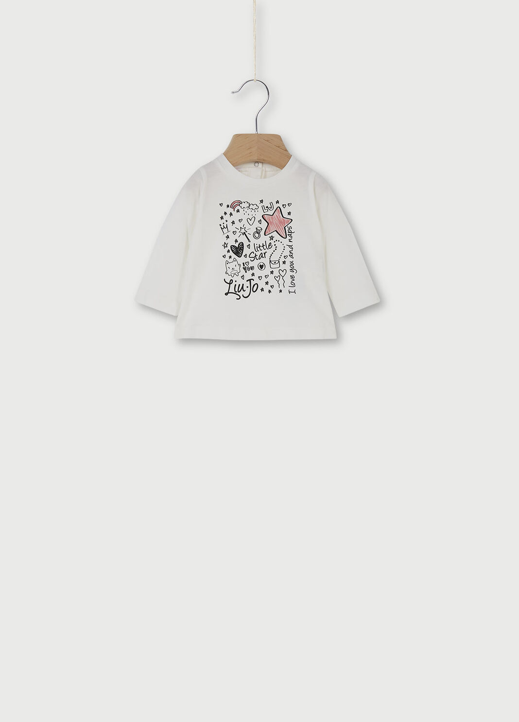 T-shirt with print White Liu Jo - large image number 0