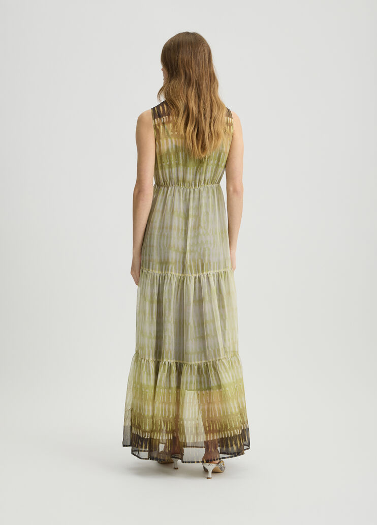 Printed chiffon shirt dress green Liu Jo - large image number 1 Printed chiffon shirt dress green Liu Jo - large image number 1