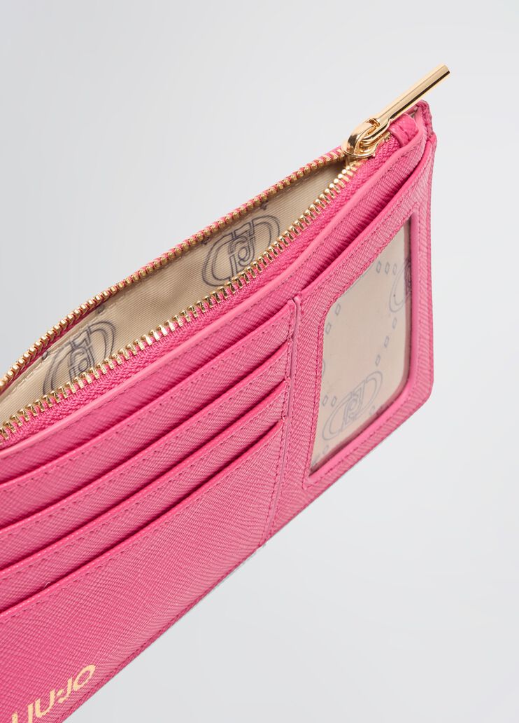 Card holder with zip dark pink Liu Jo - large image number 3 Card holder with zip dark pink Liu Jo - large image number 3