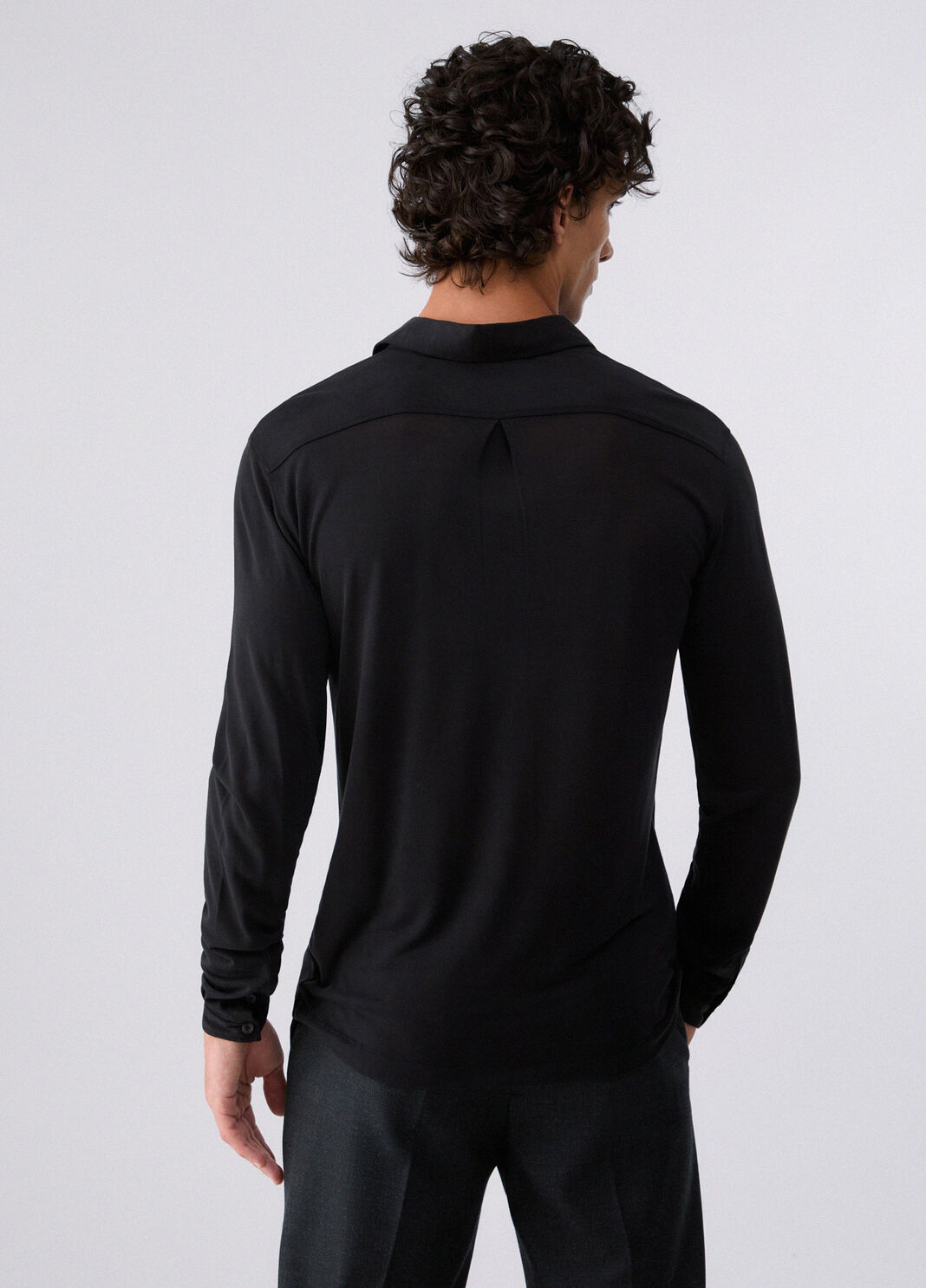 Poloshirt aus tencel Schwarz Liu Jo - large image number 1
