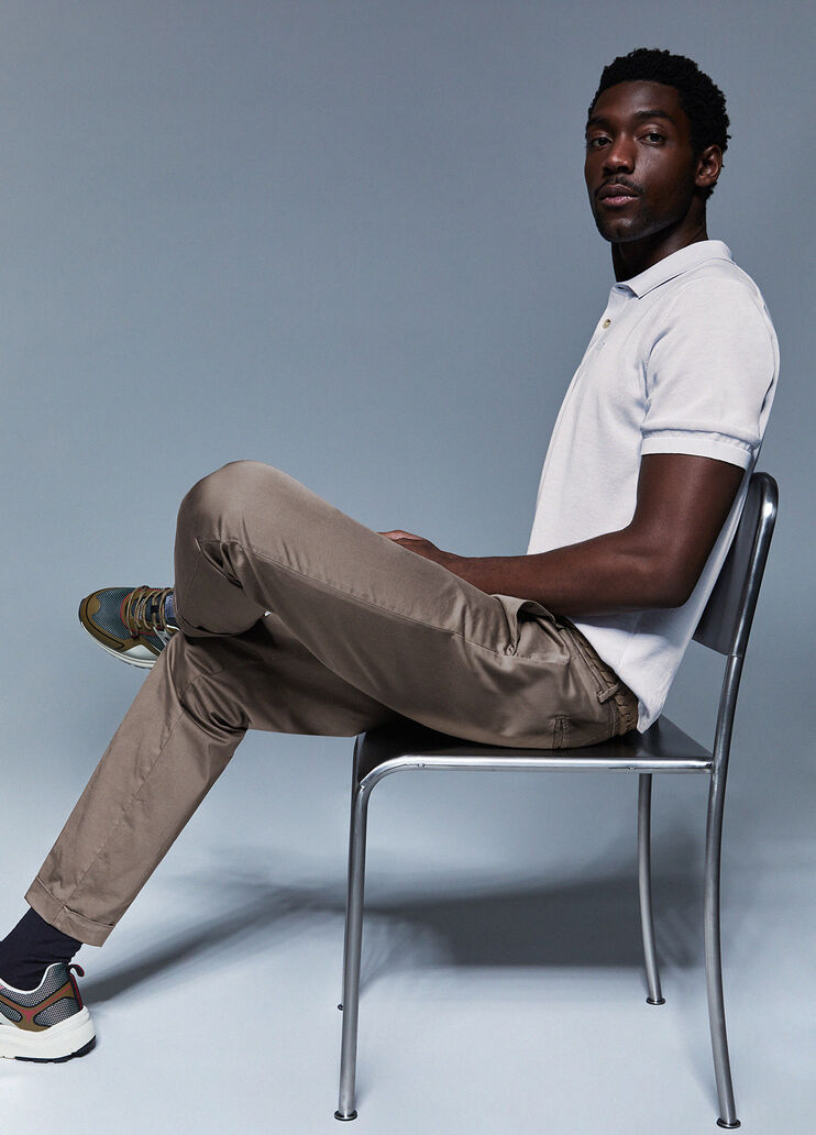 Chinohose aus Satin Ingwer Liu Jo - medium