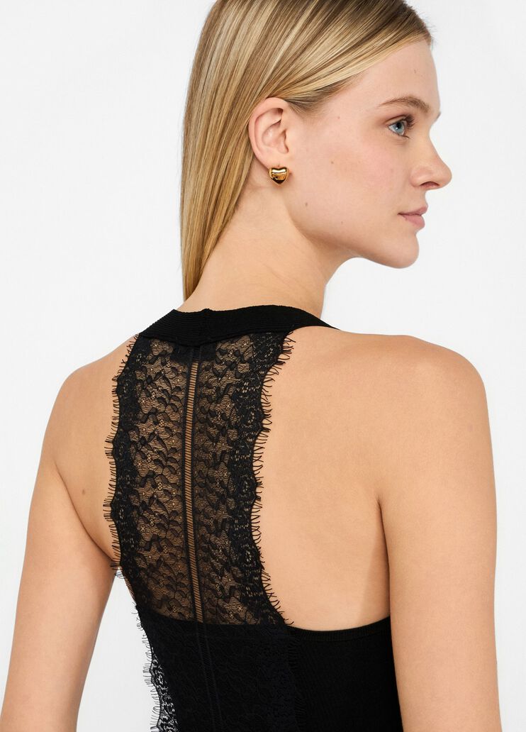 Lace top black Liu Jo - large image number 4